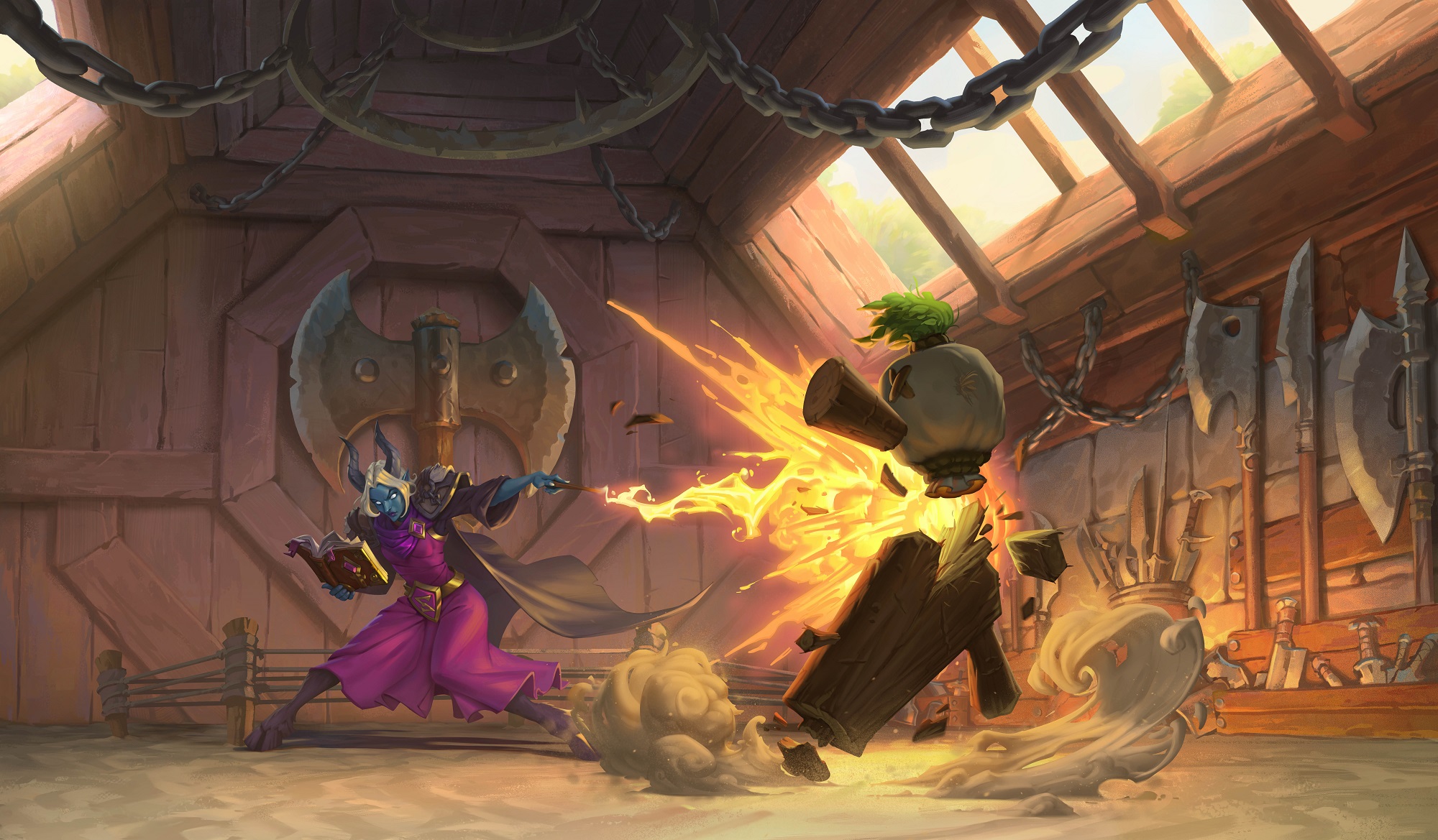 Hearthstone Scholomance Academy cinematic still 3