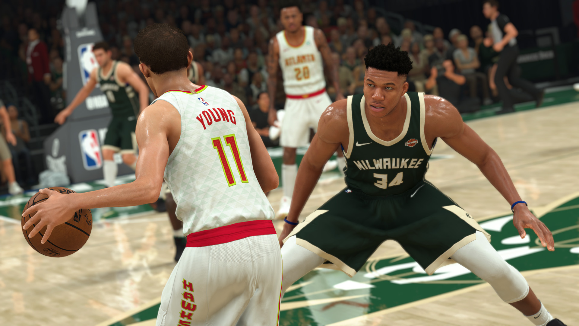 NBA 2K21 CG Giannis Antetokounmpo on D