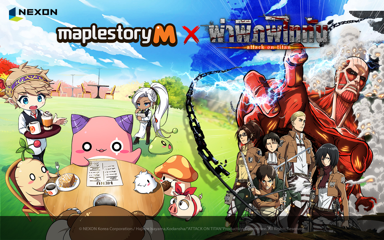 MapleStory M x Attack on Titan