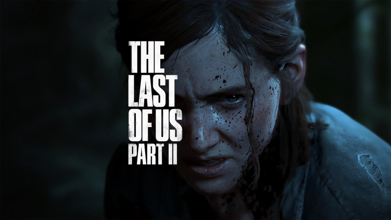 the last of us 2 key art ellie logo