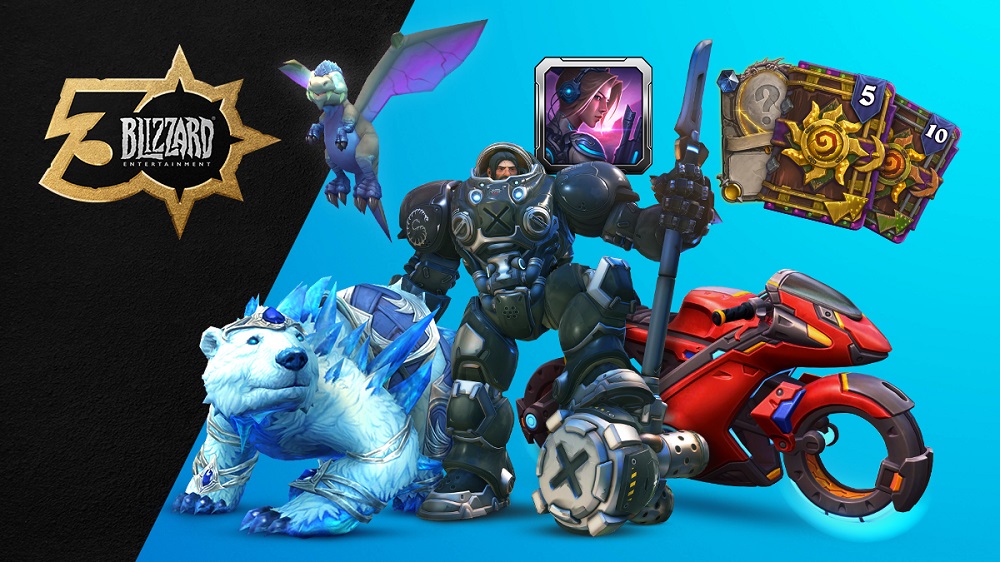 Players can now pick up one of three Celebration Collections in the Blizzard Shop on Battle.net