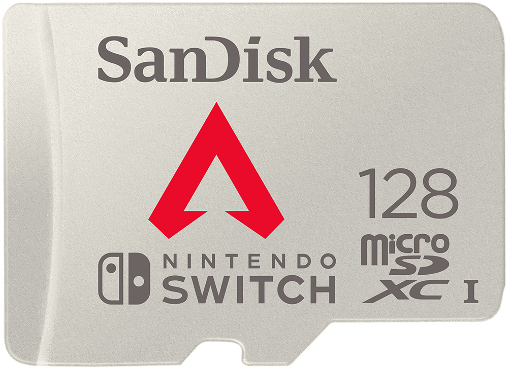 SanDisk en us Nintendo APEX Sand microSD 128GB Front 128GB LR