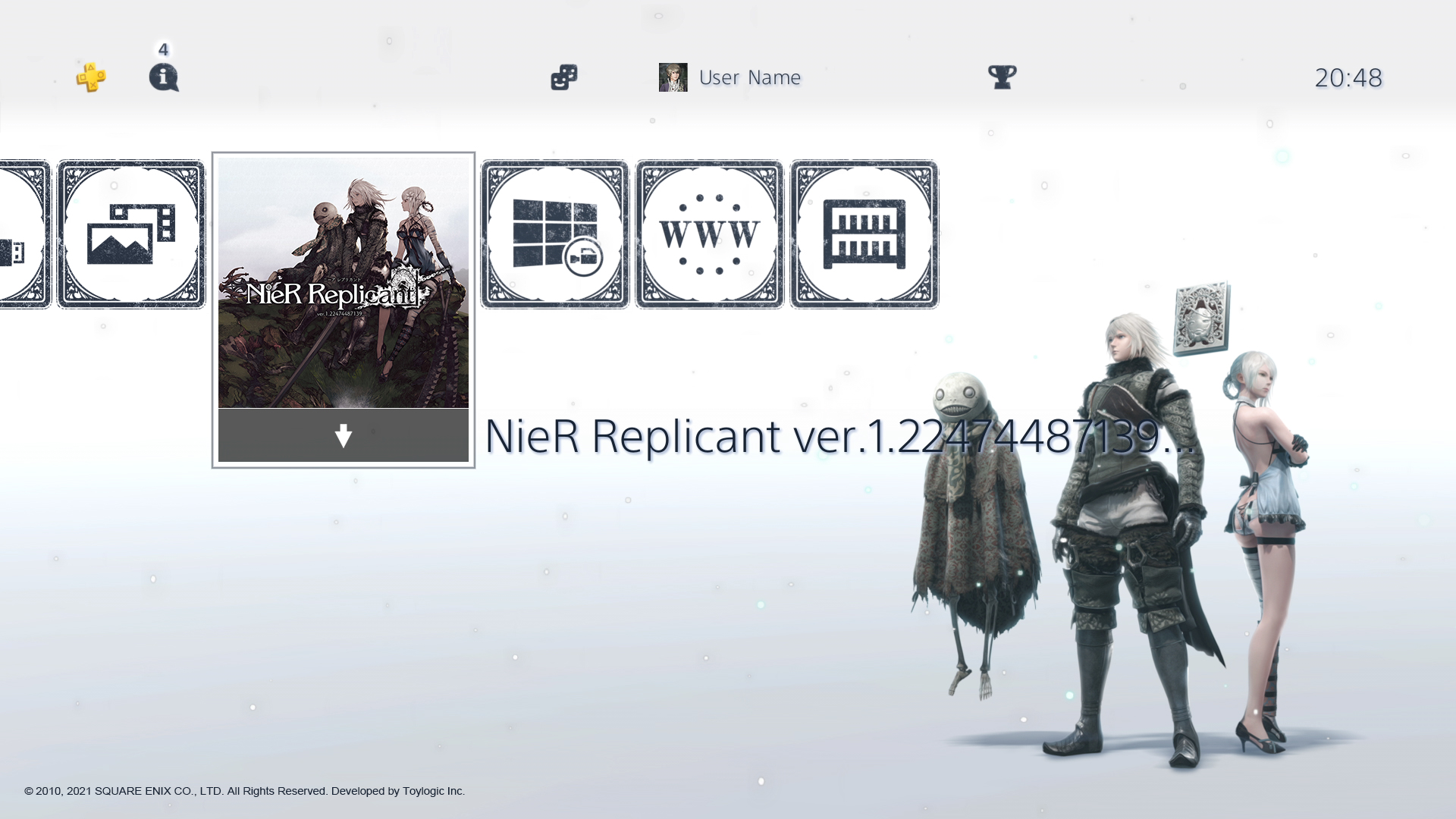 NIERRV1P2 PS4 THEME