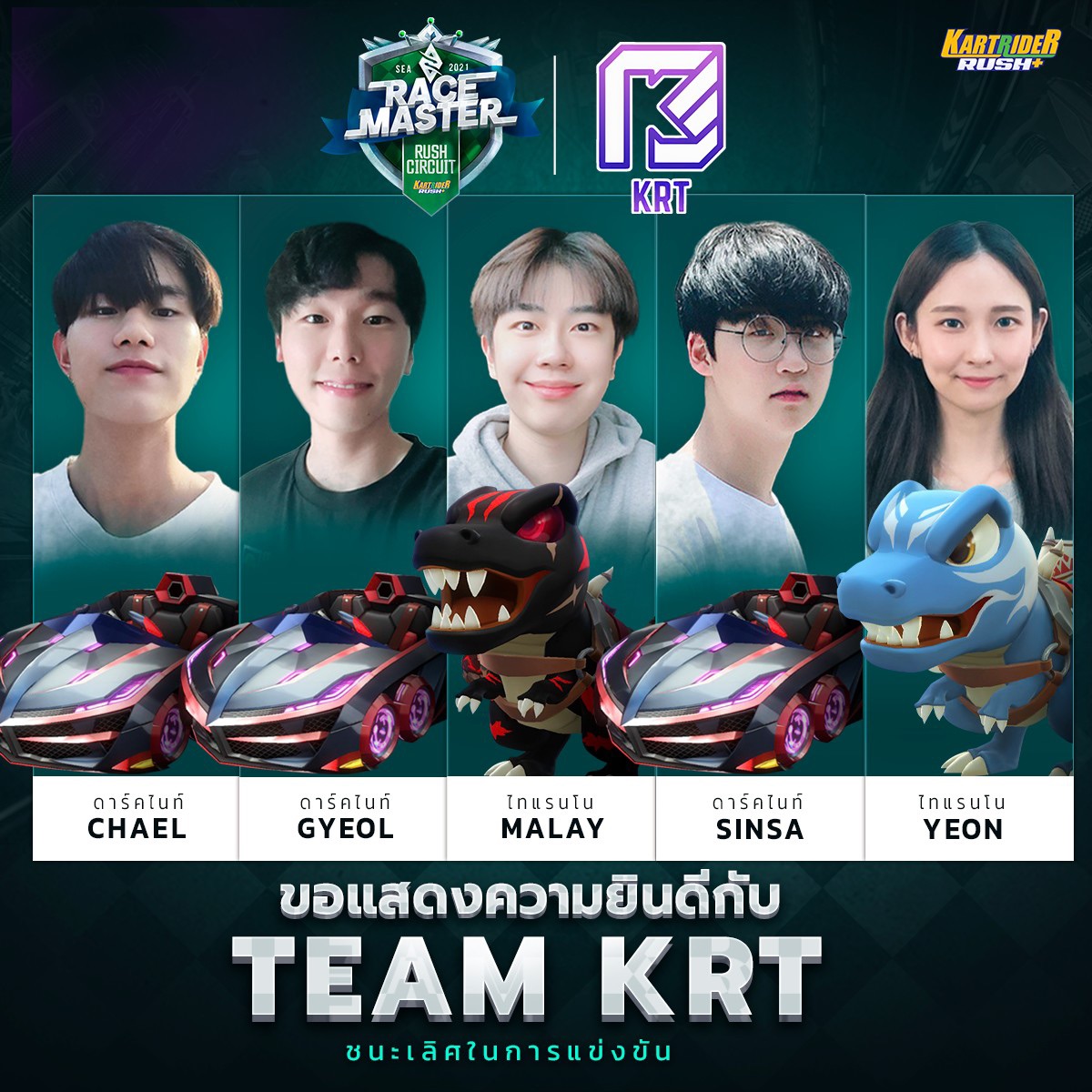 TEAM KRT Favourite Kart