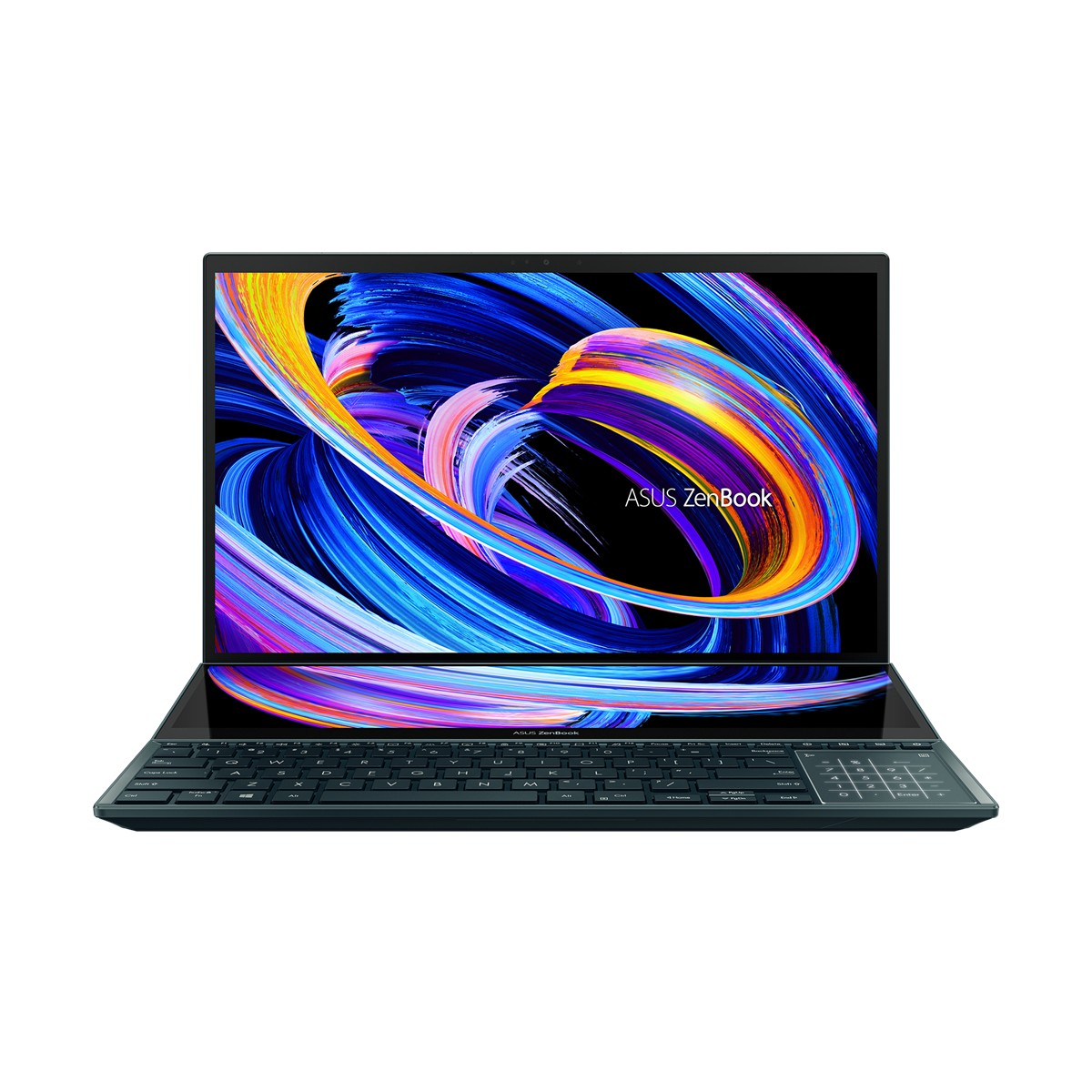 ZenBook Pro Duo 15 OLED UX582 Product photo 1B Celestial Blue 05