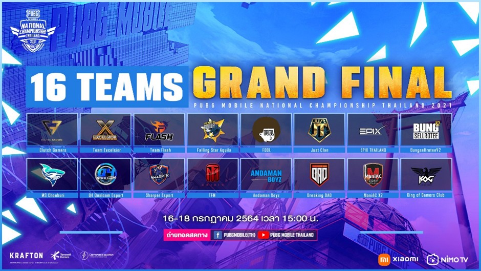 16 TEAMS Grand Final