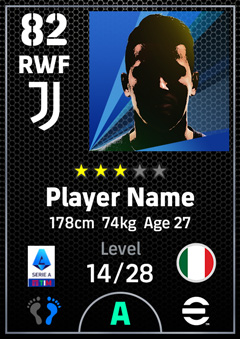 eFootball Card Standard Back