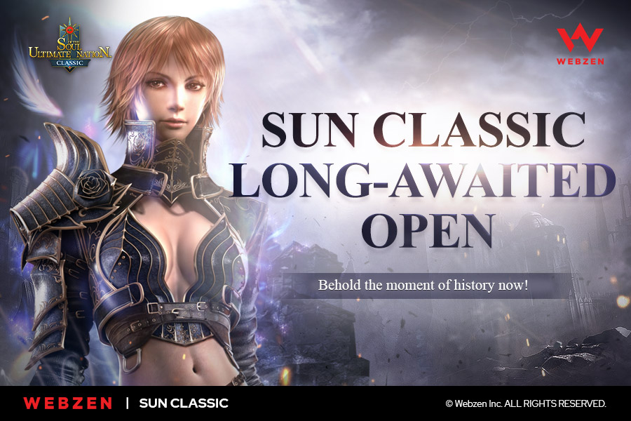 Webzen เปิดตัวเกม PC MMORPG SUN Classic เวอร์ชั่นสากลอย่างเป็นทางการ