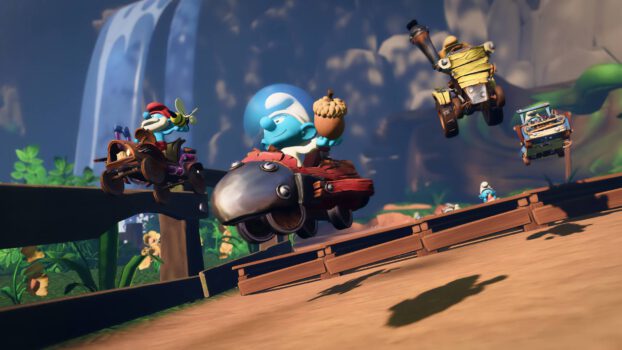 3 Smurf Karts Screenshot Trailer Ramp