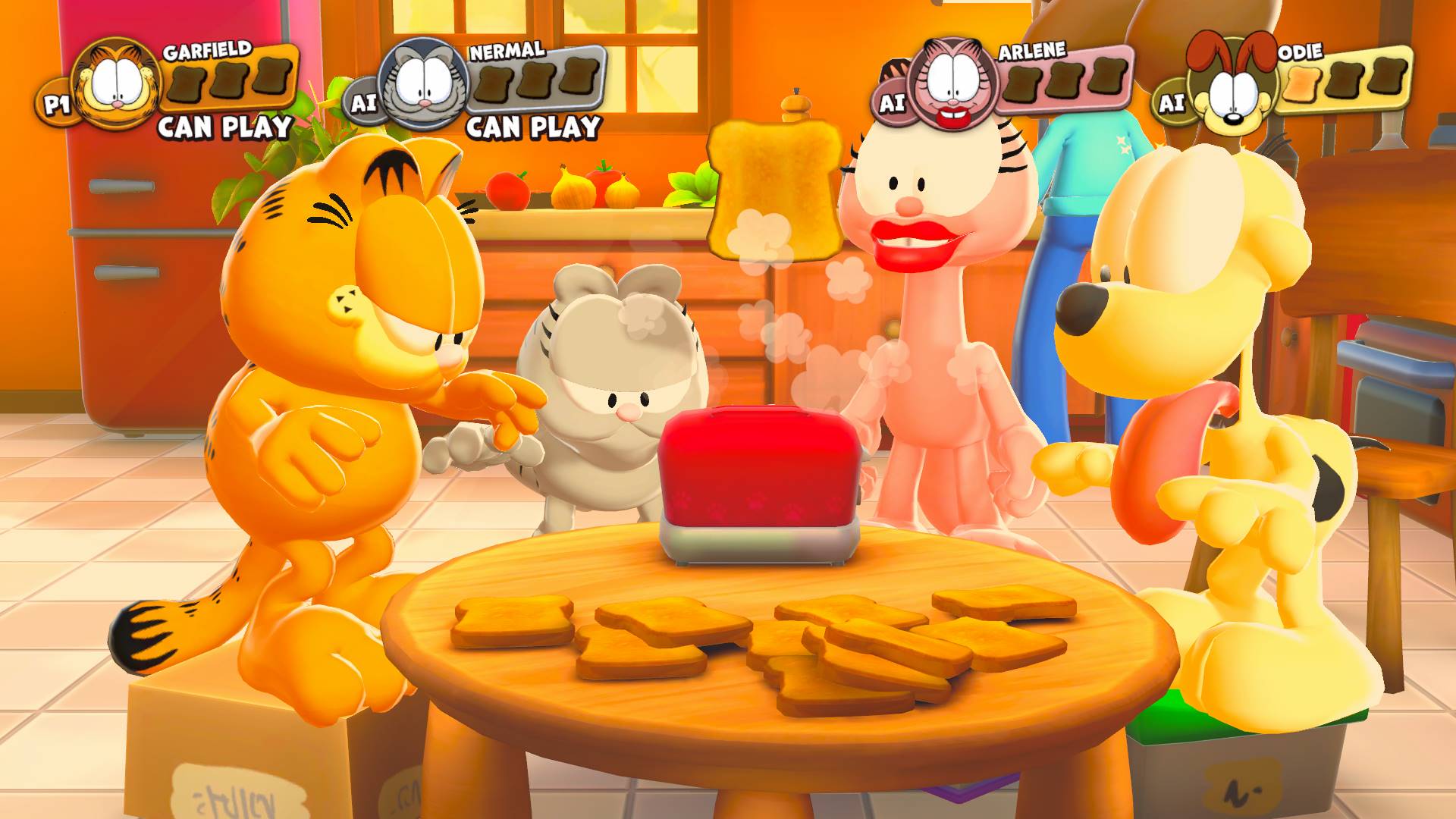 Garfield Lasagna Party Catch It