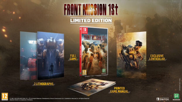 Front Mission 1ST Switch Beautyshot LTD PEGI EN