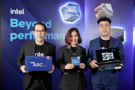 Intel Thailand Executive with the latest 13 Gen Intel Core Processors and Intel arc Discrete GPU