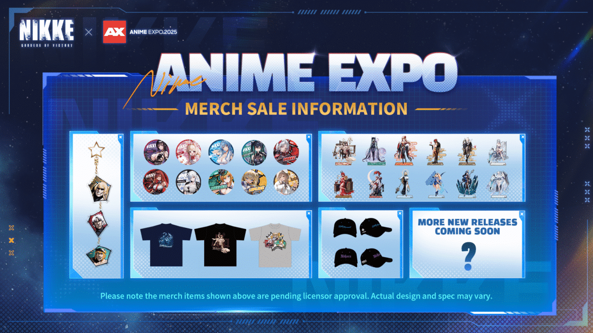NIKKE Anime Expo 2025 Merch
