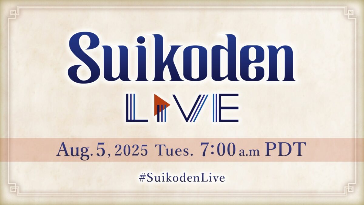 Suikoden Live Announce 07 27 25