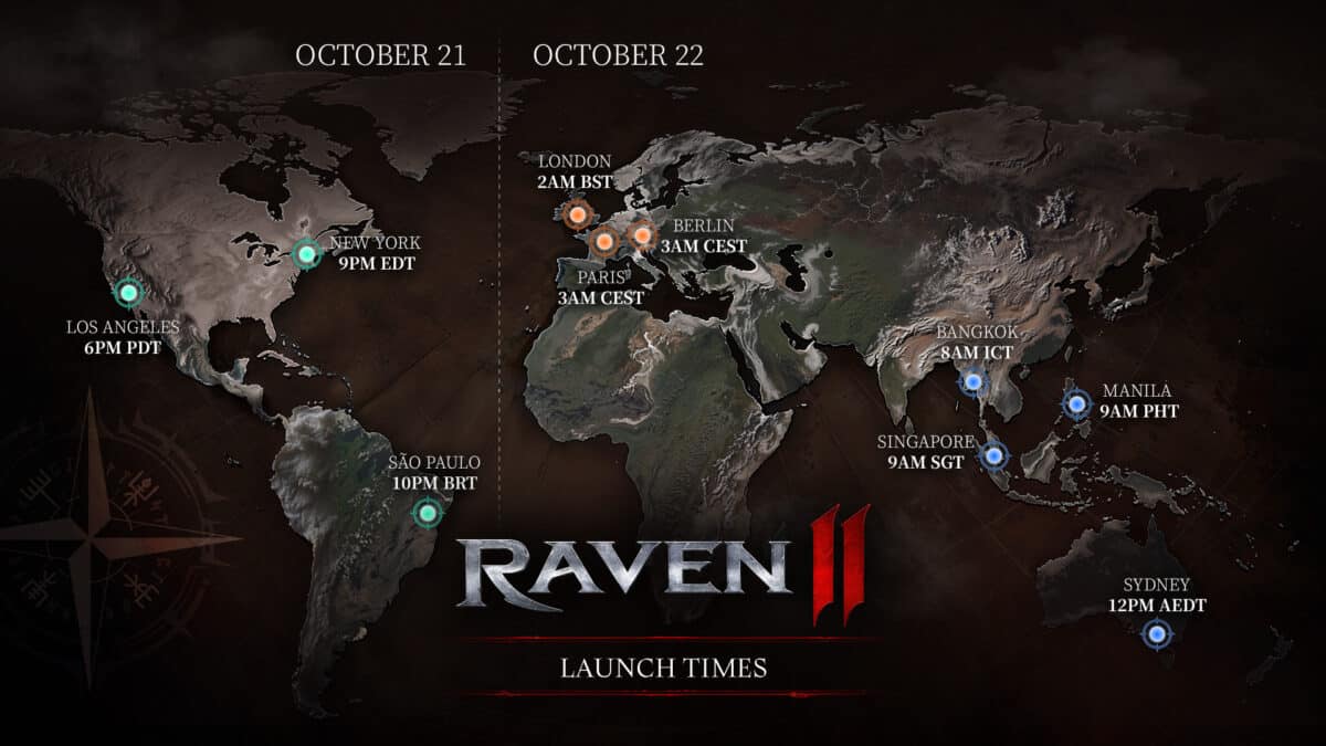 251017 RAVEN2 SUB Launch Time World Map