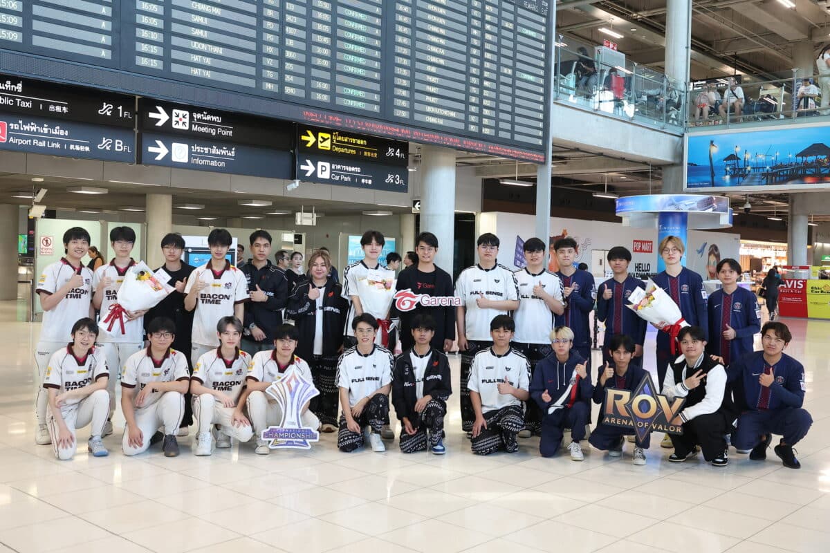 ไทยแชมป์ 3 ปีซ้อน Garena RoV ต้อนรับคณะนักกีฬาอีสปอร์ตไทย หลัง Full Sense คว้าแชมป์ RoV นานาชาติ AIC 2025 5